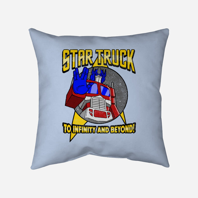 Star Truck-none removable cover w insert throw pillow-retrodivision