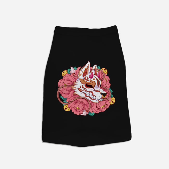 Kitsune Mask-dog basic pet tank-Zaia Bloom