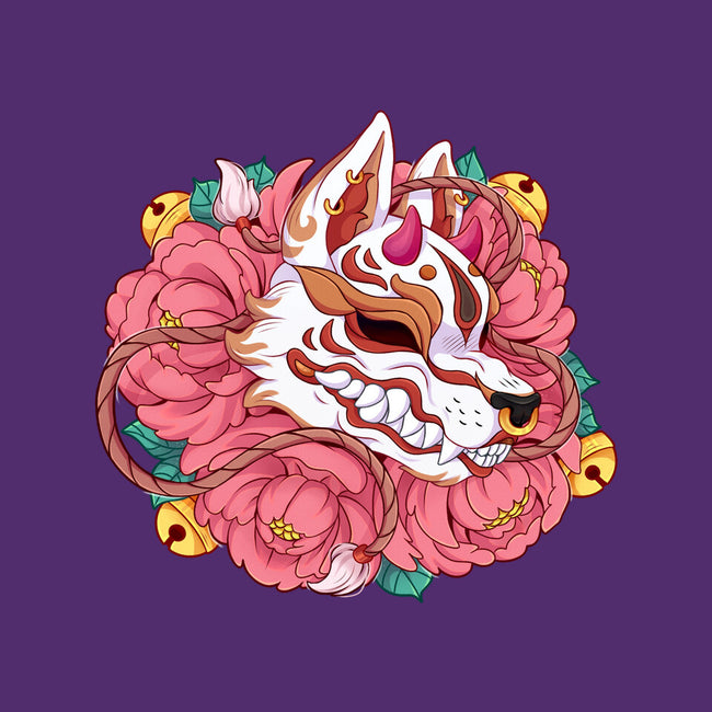 Kitsune Mask-dog bandana pet collar-Zaia Bloom