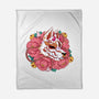 Kitsune Mask-none fleece blanket-Zaia Bloom