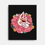 Kitsune Mask-none stretched canvas-Zaia Bloom