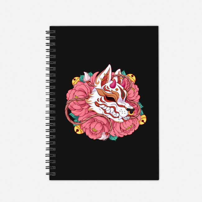 Kitsune Mask-none dot grid notebook-Zaia Bloom