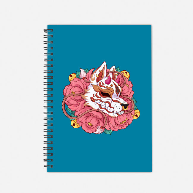 Kitsune Mask-none dot grid notebook-Zaia Bloom