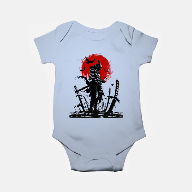 Samurai Japan-baby basic onesie-Faissal Thomas