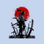 Samurai Japan-none removable cover w insert throw pillow-Faissal Thomas