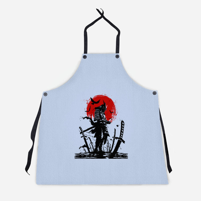 Samurai Japan-unisex kitchen apron-Faissal Thomas