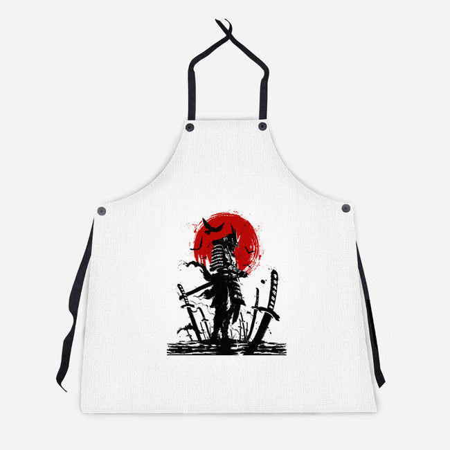 Samurai Japan-unisex kitchen apron-Faissal Thomas