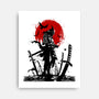 Samurai Japan-none stretched canvas-Faissal Thomas