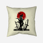 Samurai Japan-none removable cover w insert throw pillow-Faissal Thomas