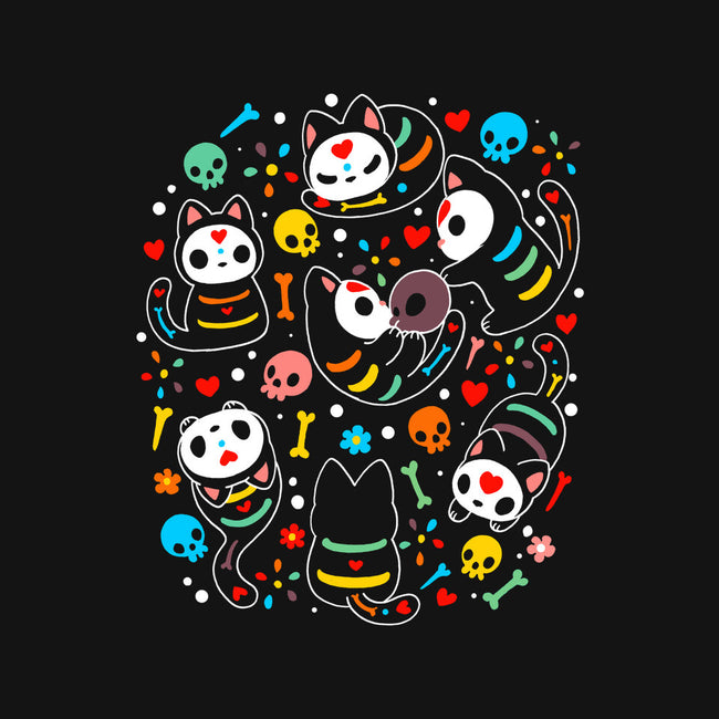 Sweet Spook Cat-womens fitted tee-Vallina84