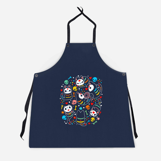 Sweet Spook Cat-unisex kitchen apron-Vallina84