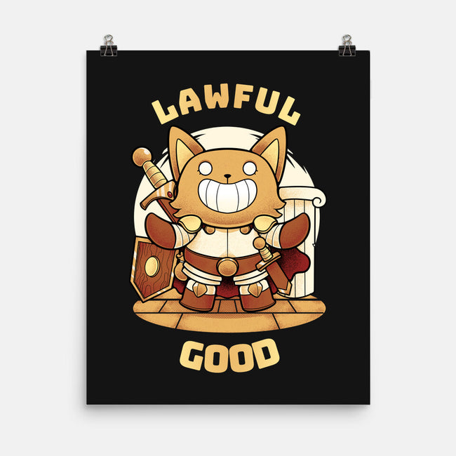 Lawful Good-none matte poster-FunkVampire