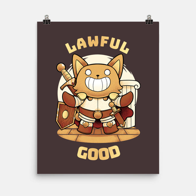 Lawful Good-none matte poster-FunkVampire