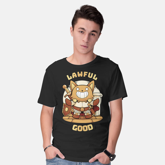 Lawful Good-mens basic tee-FunkVampire