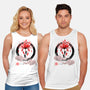 Neko Flower-unisex basic tank-Vallina84