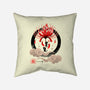 Neko Flower-none removable cover w insert throw pillow-Vallina84