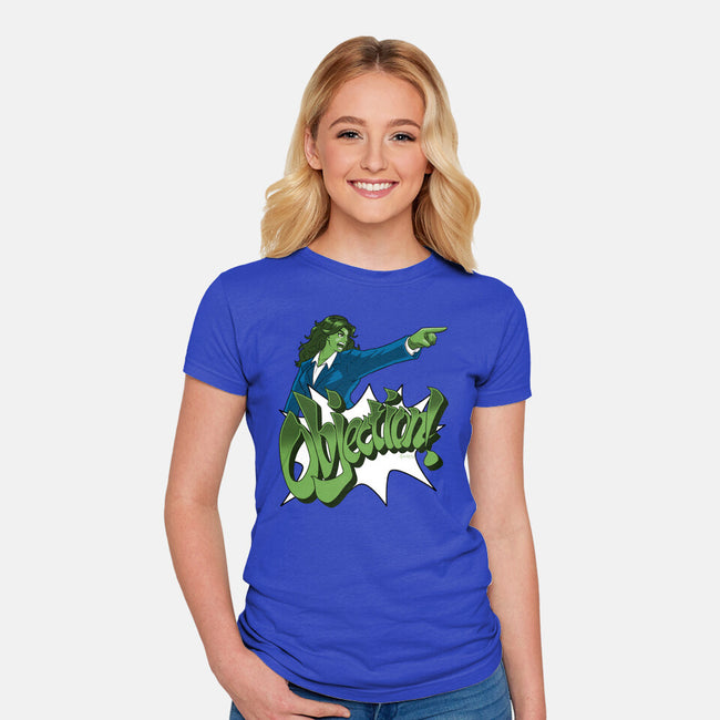 Super Lawyer-womens fitted tee-Andriu