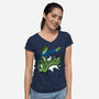 Super Lawyer-womens v-neck tee-Andriu