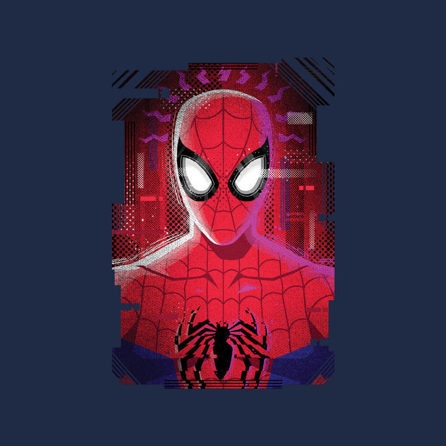 Spider Glitch-none drawstring bag-danielmorris1993