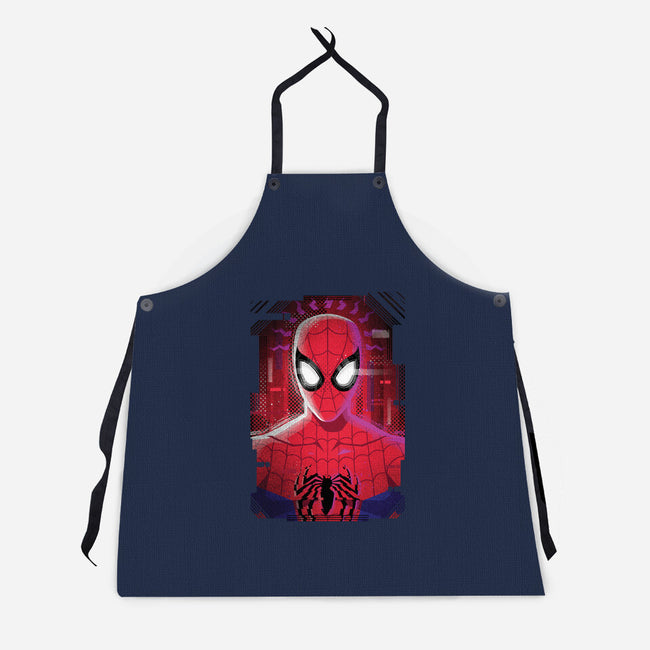 Spider Glitch-unisex kitchen apron-danielmorris1993