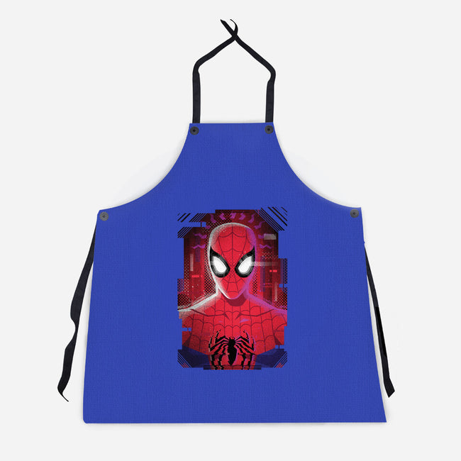 Spider Glitch-unisex kitchen apron-danielmorris1993