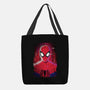 Spider Glitch-none basic tote bag-danielmorris1993