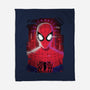 Spider Glitch-none fleece blanket-danielmorris1993