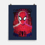 Spider Glitch-none matte poster-danielmorris1993