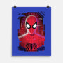 Spider Glitch-none matte poster-danielmorris1993