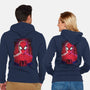 Spider Glitch-unisex zip-up sweatshirt-danielmorris1993