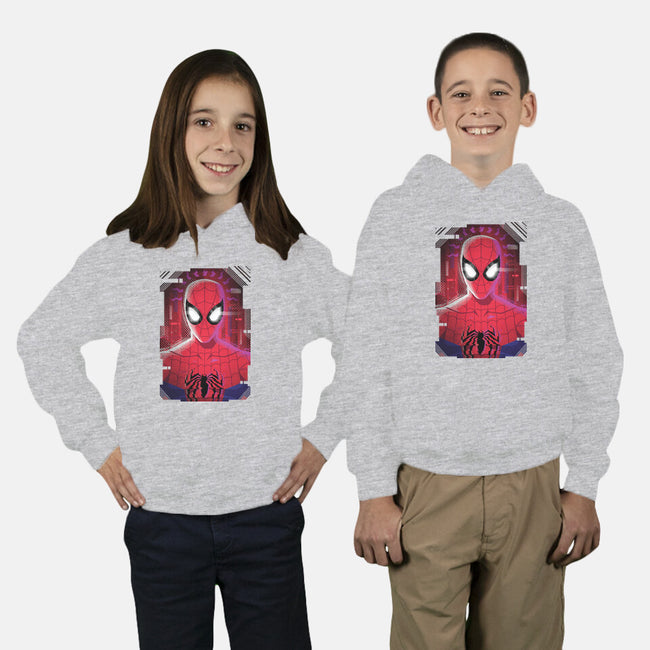 Spider Glitch-youth pullover sweatshirt-danielmorris1993