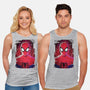 Spider Glitch-unisex basic tank-danielmorris1993