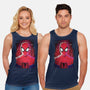 Spider Glitch-unisex basic tank-danielmorris1993