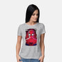 Spider Glitch-womens basic tee-danielmorris1993