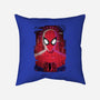 Spider Glitch-none removable cover throw pillow-danielmorris1993