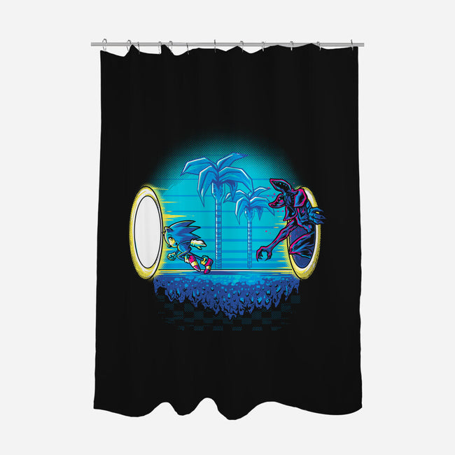 Strange Portal-none polyester shower curtain-Gleydson Barboza