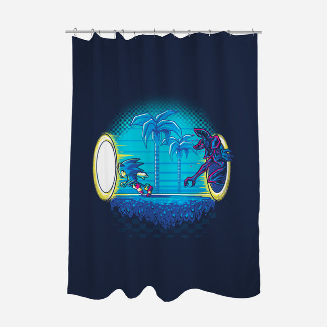 Strange Portal-none polyester shower curtain-Gleydson Barboza