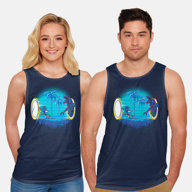 Strange Portal-unisex basic tank-Gleydson Barboza