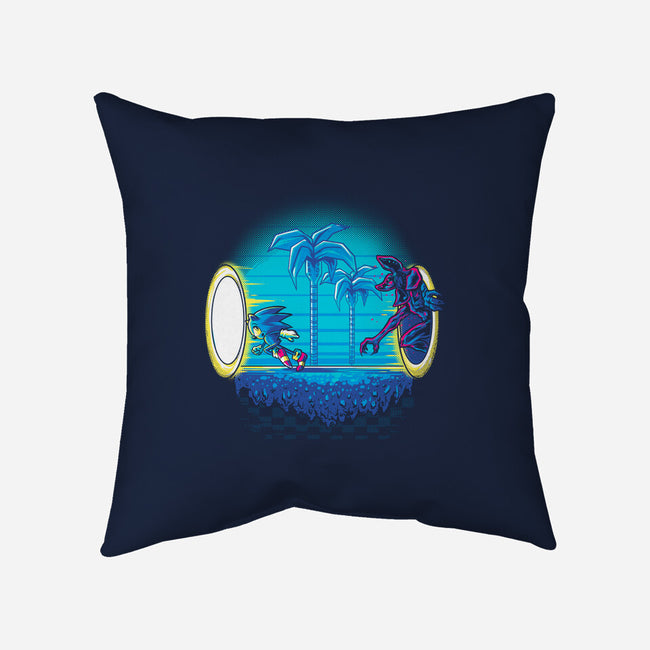 Strange Portal-none removable cover throw pillow-Gleydson Barboza