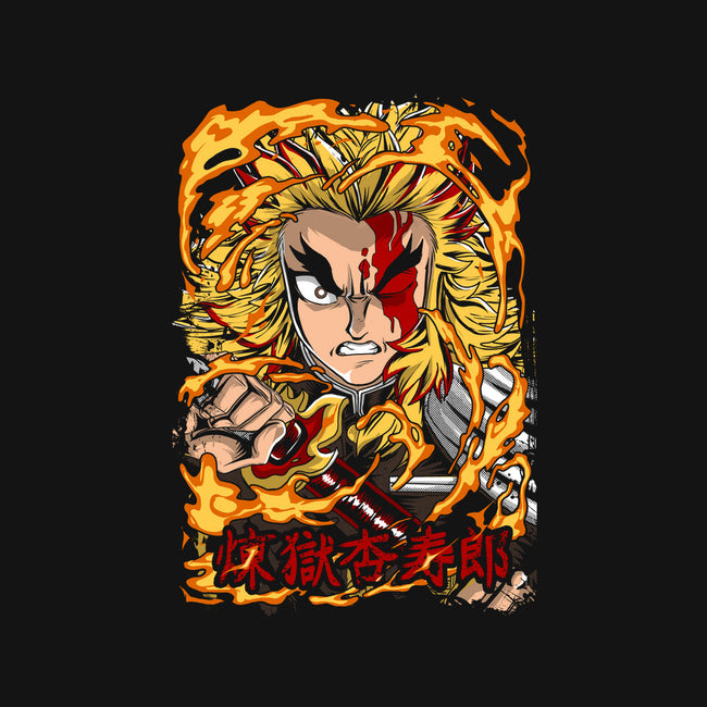 Fury Of Rengoku-none polyester shower curtain-Diego Oliver