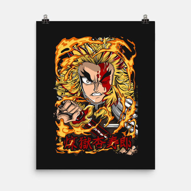 Fury Of Rengoku-none matte poster-Diego Oliver