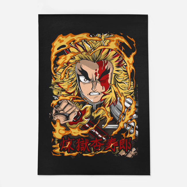Fury Of Rengoku-none outdoor rug-Diego Oliver