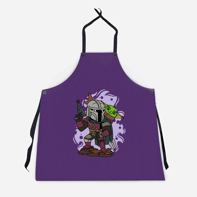 Mando And The Baby-unisex kitchen apron-ElMattew