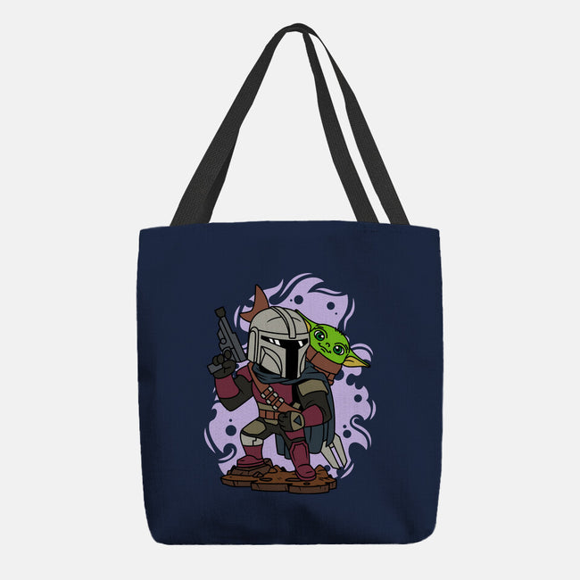 Mando And The Baby-none basic tote bag-ElMattew