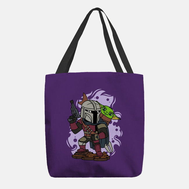 Mando And The Baby-none basic tote bag-ElMattew