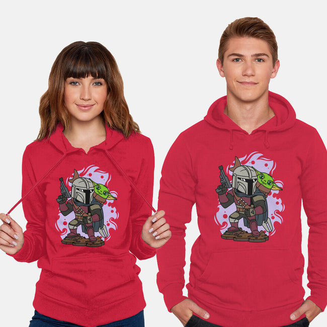 Mando And The Baby-unisex pullover sweatshirt-ElMattew