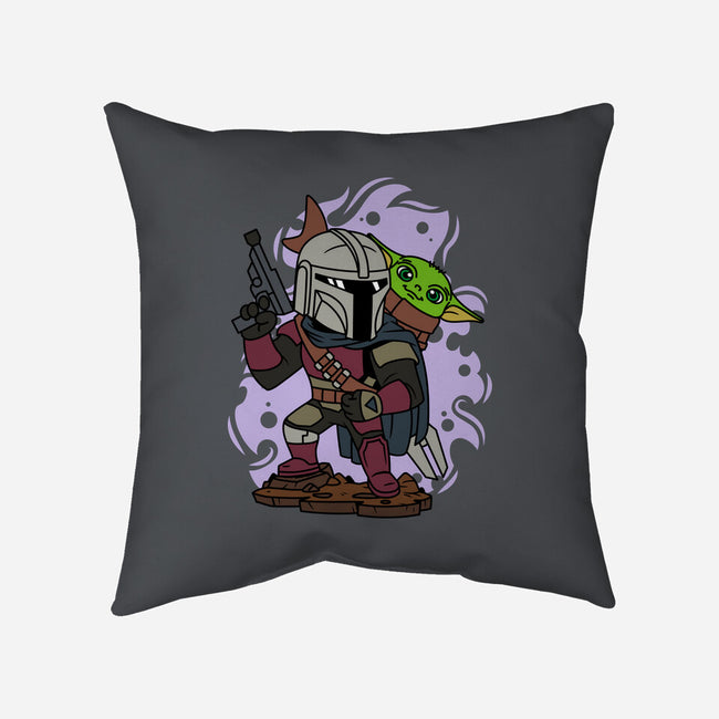 Mando And The Baby-none removable cover w insert throw pillow-ElMattew