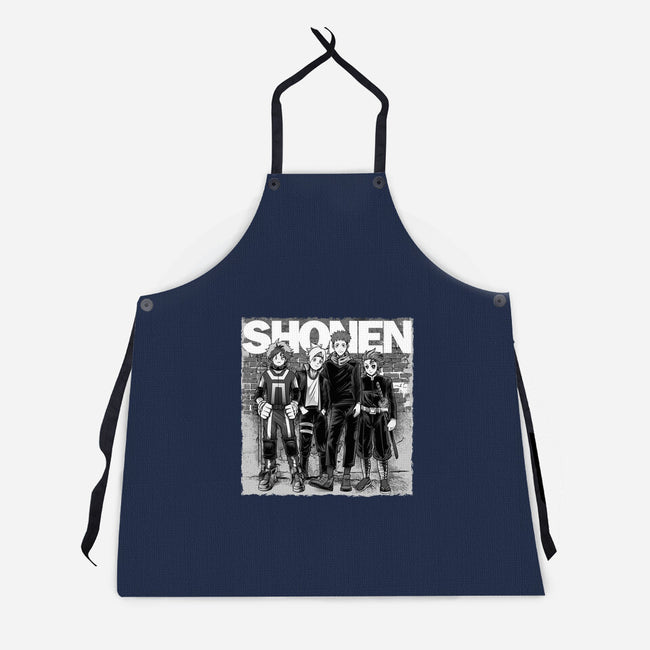 The Shonen-unisex kitchen apron-joerawks