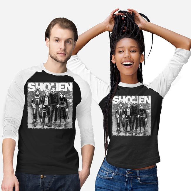 The Shonen-unisex baseball tee-joerawks