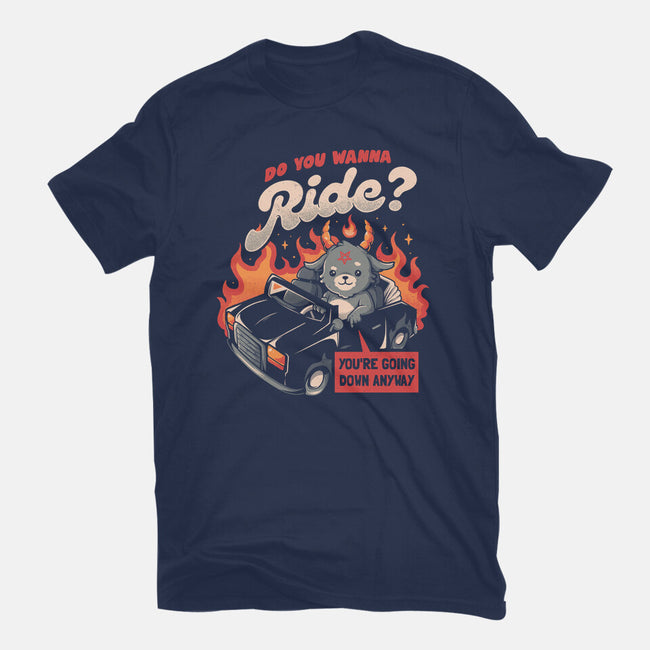 Ride To Hell-womens fitted tee-eduely